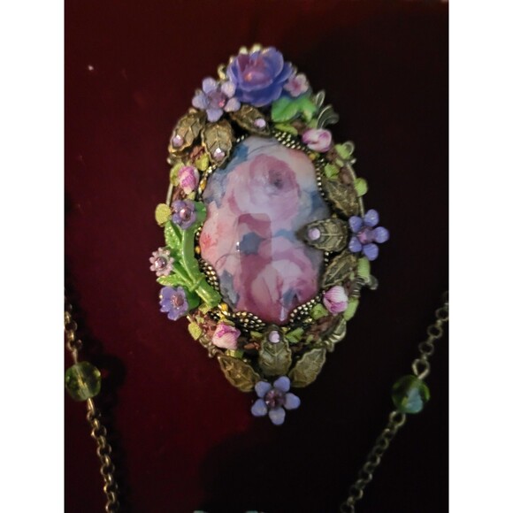 Michal Negrin Original Necklace Brooch Set with Certificate - Picture 4 of 10